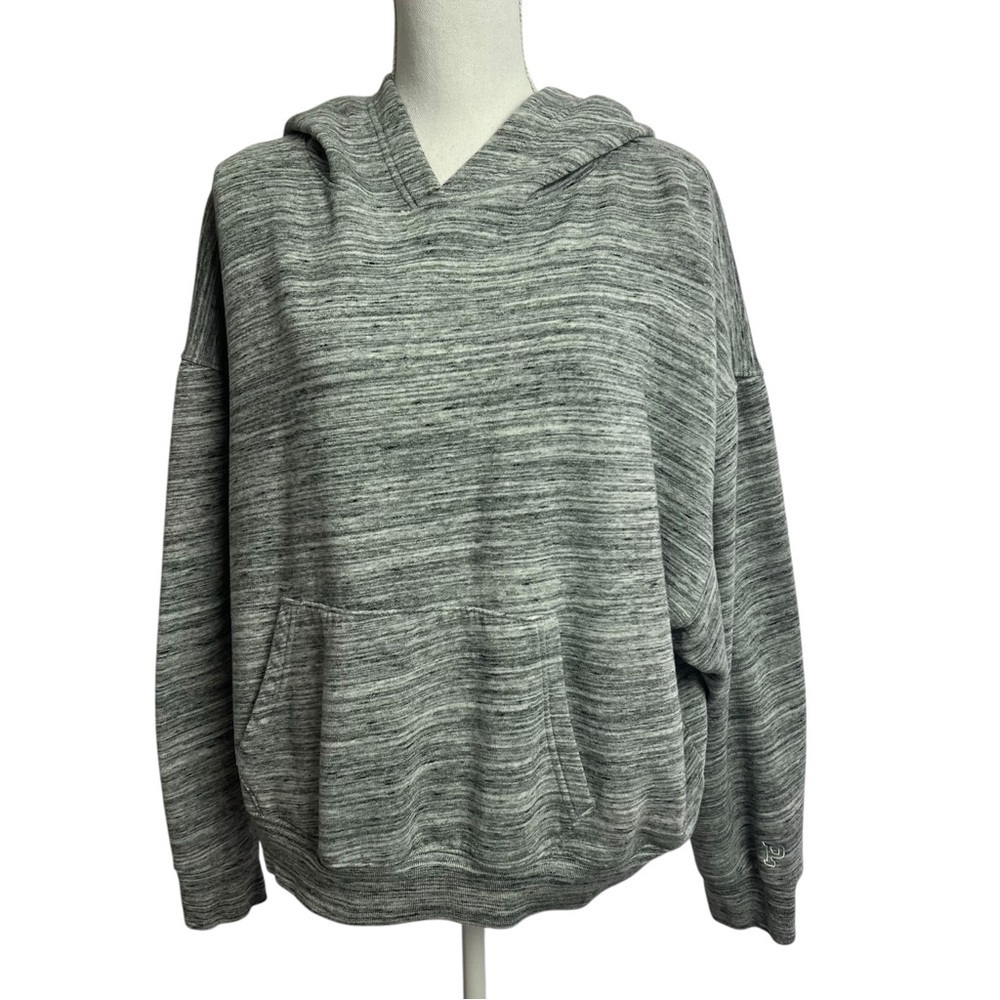 PINK Victoria's Secret Gray Marled Hoodie Sweatshirt